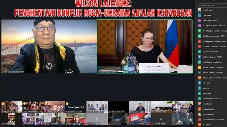 Di Forum Keamanan Global, Wilson Lalengke Desak Penghentian Konflik Rusia–Ukraina