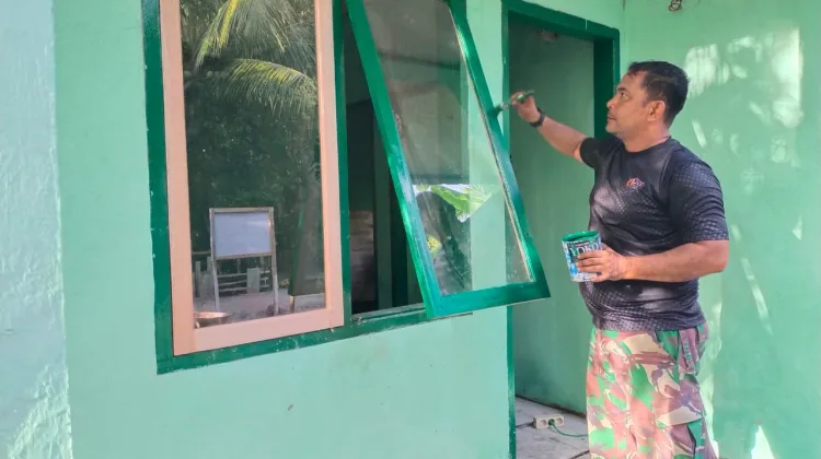 Rumah Reyot Barlian Berubah Total, Tinggal Finishing