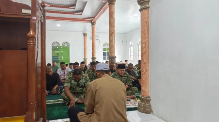 Salat Jumat dan Doa Bersama, Kodim 0107/Aceh Selatan Syukuri HUT ke-81 RI