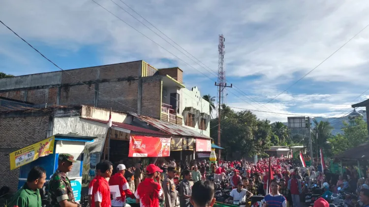Meriahkan HUT Ke-81 RI, Koramil Jajaran Kodim 0107/Aceh Selatan Kawal Karnaval hingga Pelosok Kecamatan