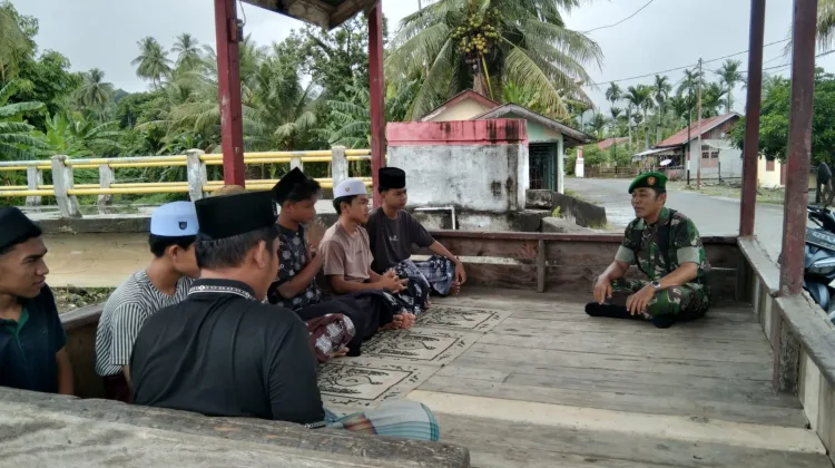 Santri Jadi Benteng Generasi Muda, Babinsa Koramil 12/Latim: Jangan Beri Celah Narkoba
