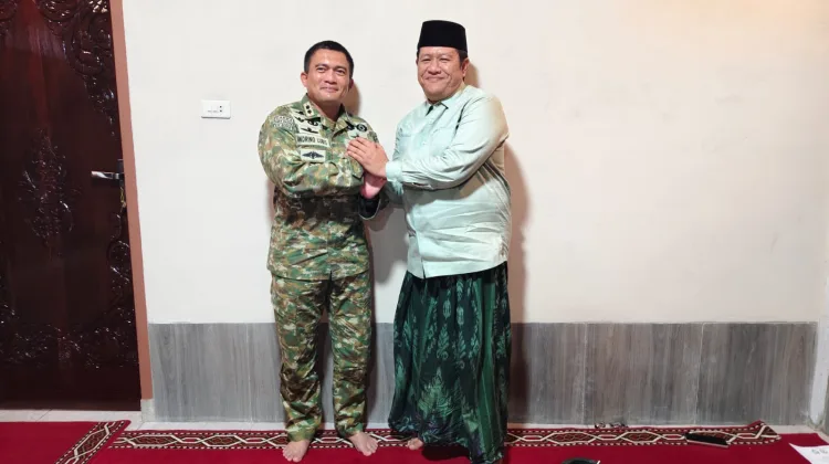 Silaturahmi ke Ponpes Ashabul Yamin, Dandim Aceh Selatan: Ulama dan TNI Punya Peran Besar Bentuk Generasi