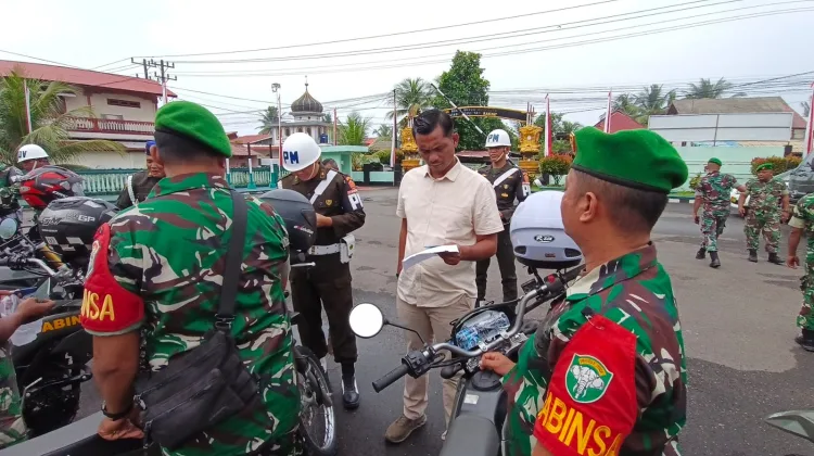 Tertib dan Disiplin, Kodim 0107/Aceh Selatan Gelar Apel serta Pemeriksaan Kendaraan