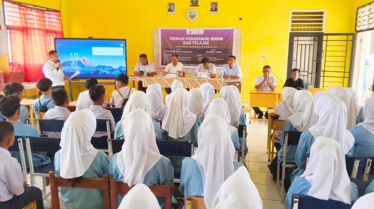Cegah Pelajar Terjerat Masalah Hukum, PT PLB Gandeng Satreskrim Polres Aceh Singkil