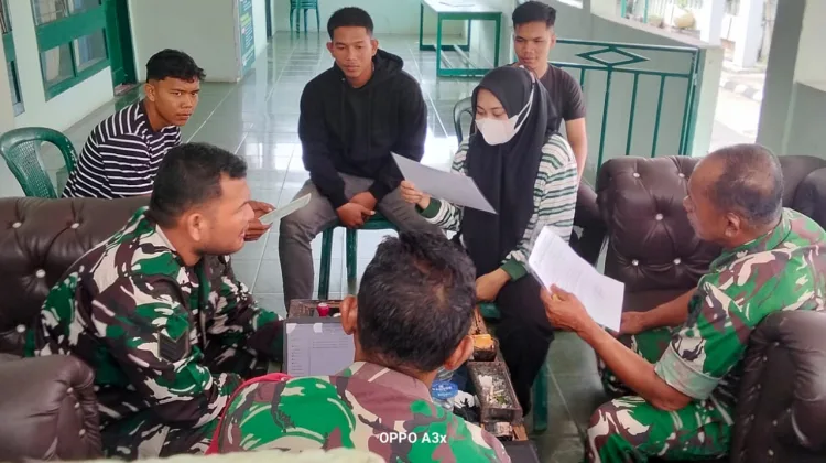 Koramil 03/Meukek Dampingi Calon Bintara dan Tamtama TNI AD, Dorong Pemuda Siapkan Diri Sejak Awal