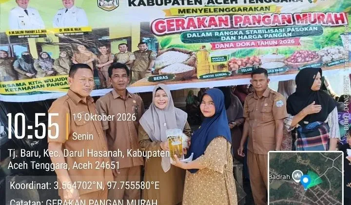Gerakan Pangan Murah Hadir di Darul Hasanah, Warga Aceh Tenggara Bisa Belanja Hemat